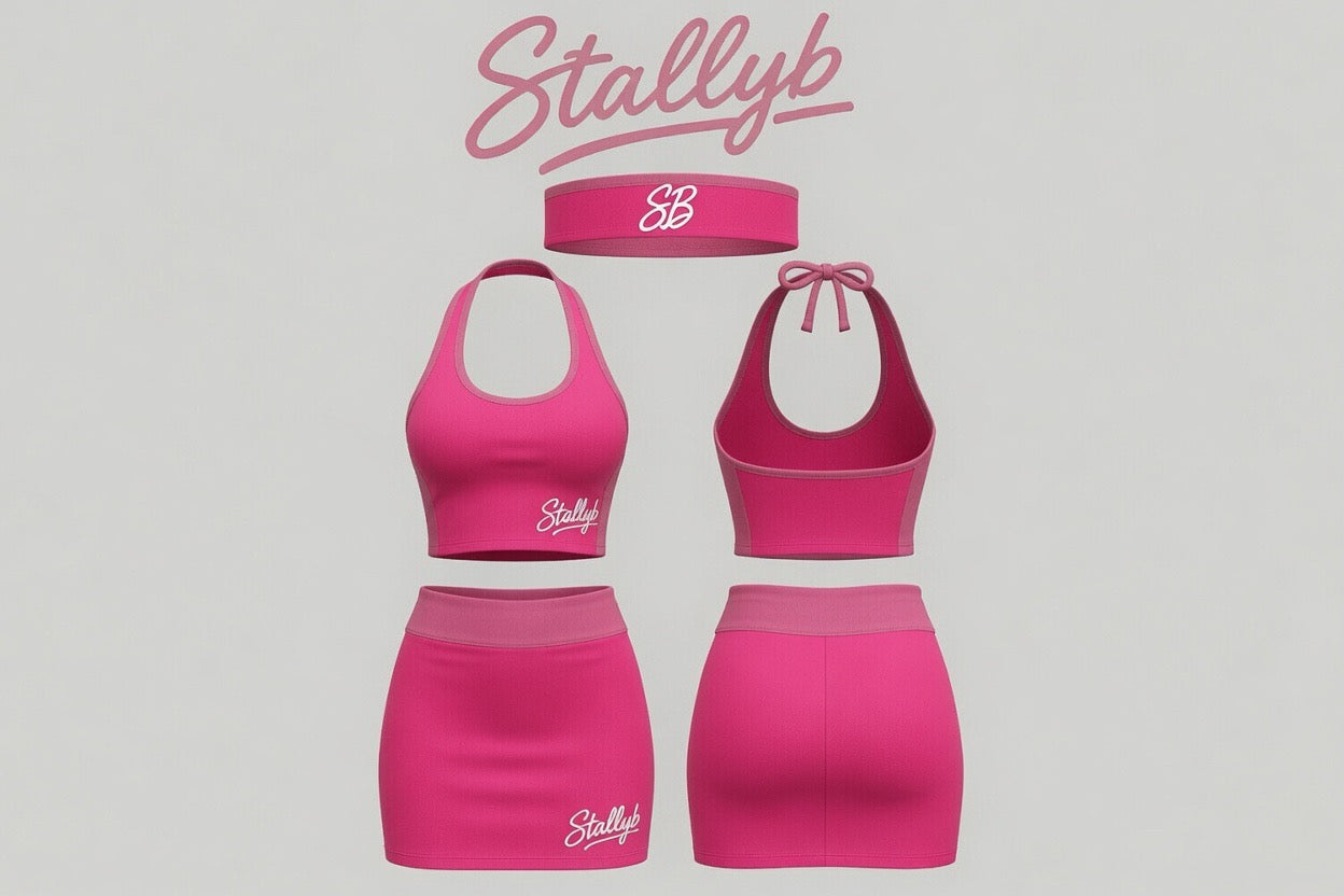 SB Pinky skirt set