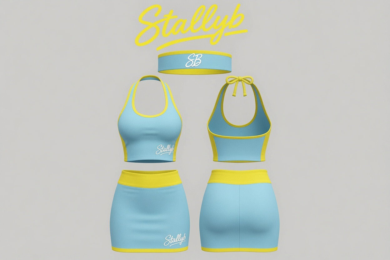 SB Bluey skirt set